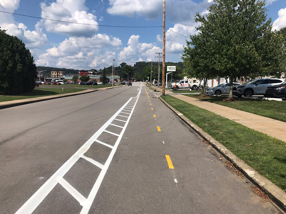 Bike Lane Painting