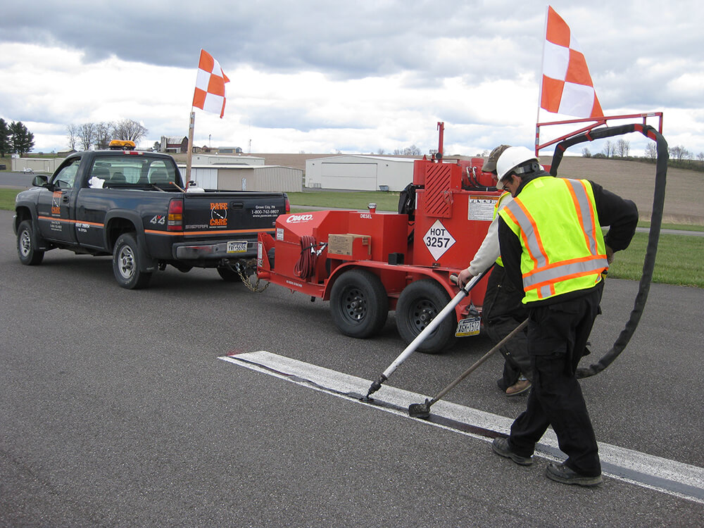 Airfield Crack Sealing